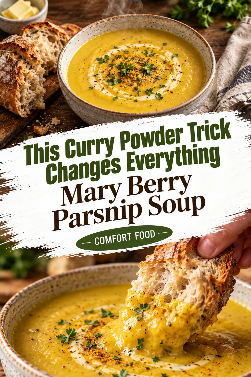 Mary Berry Parsnip Soup Recipe (Original Curried Version)