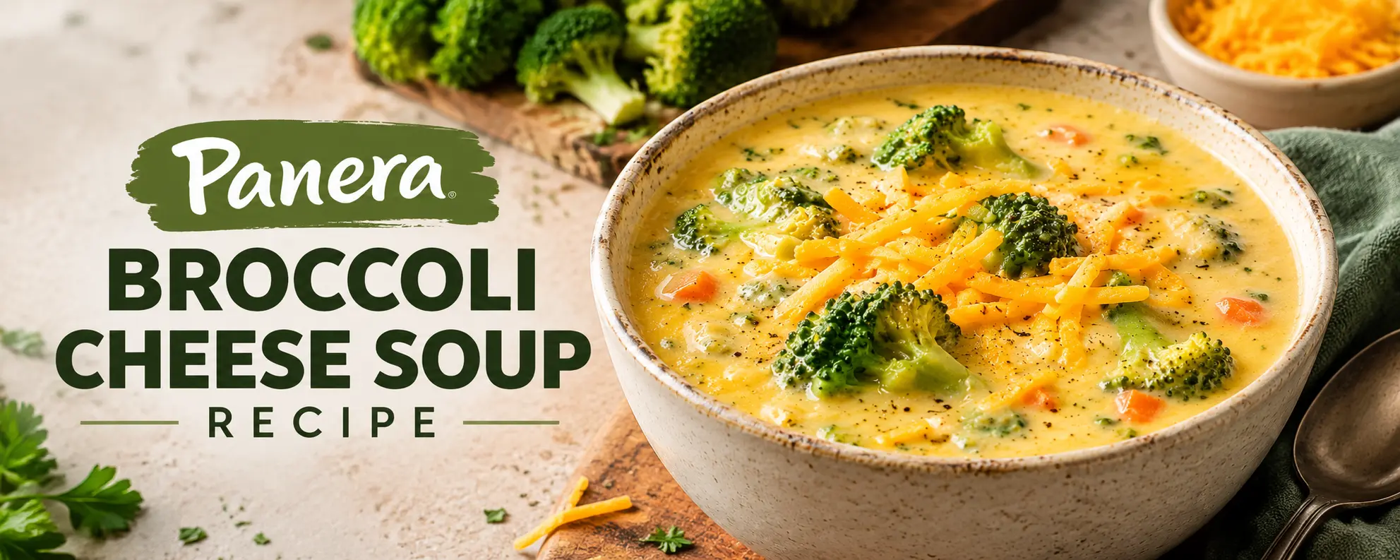 Easy Panera Broccoli Cheese Soup Recipe (Copycat)