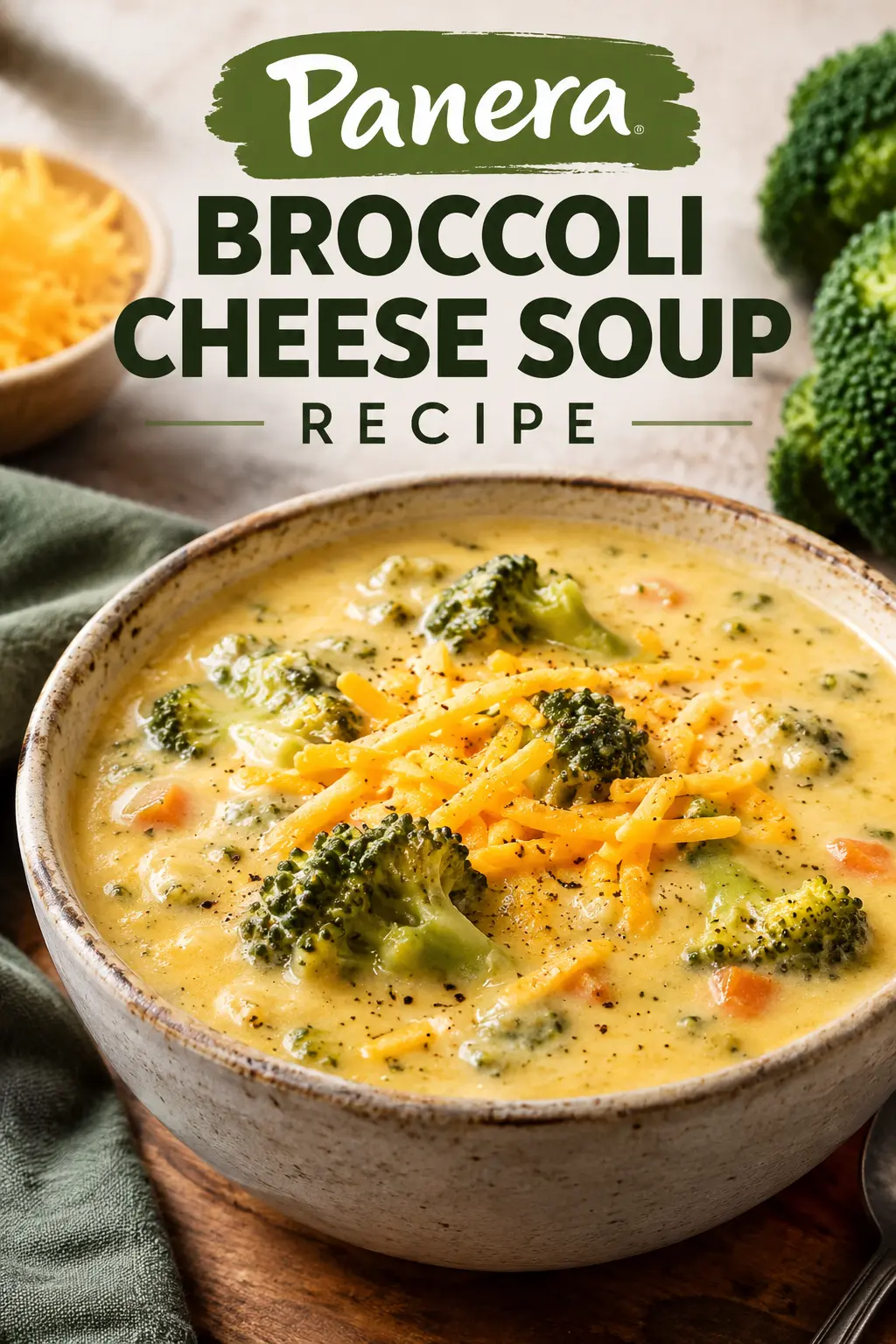 Panera broccoli cheese soup Recipe