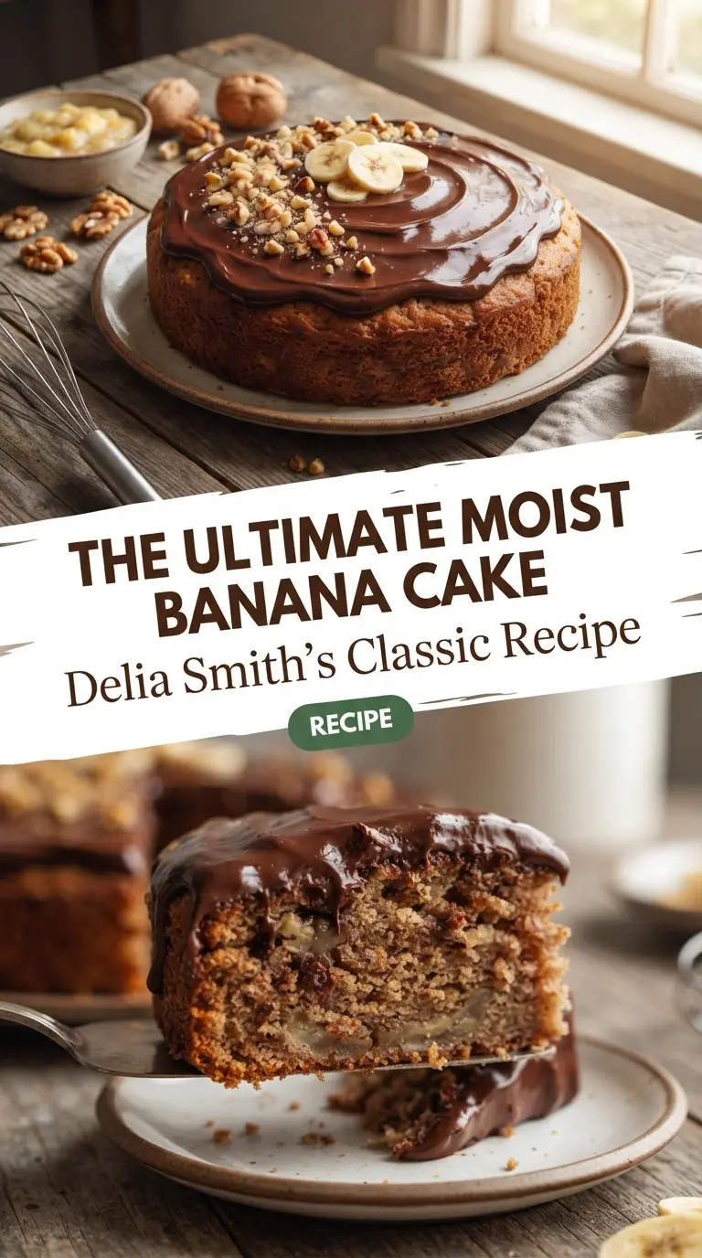 Delia Smith Banana Cake Recipe (Moist & Easy)